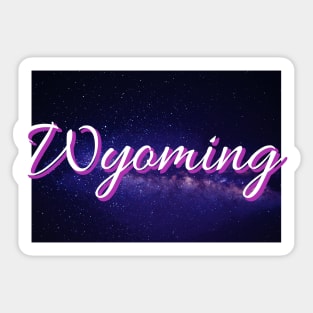 Galactic States - Wyoming Sticker